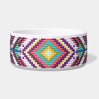Tigela Padrão de Contas Navajo