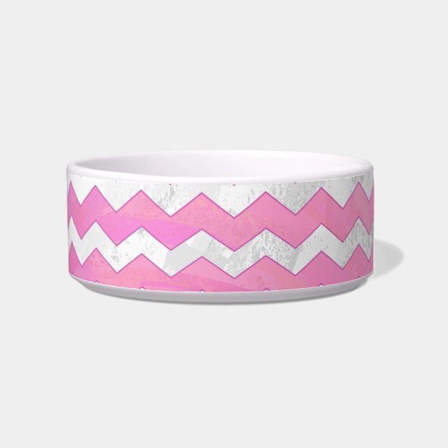 Tigela Padrão de Cotton Candy Chevon (Direita)