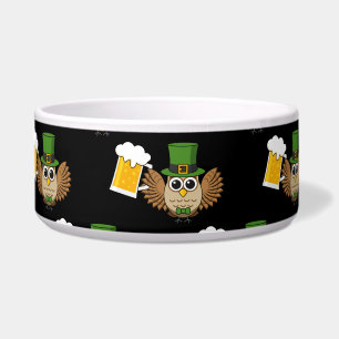 Tigela Padrão de Dia de São Patrício de cerveja do Bebend