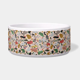 Tigela Padrão de estilo artístico moderno abstrato