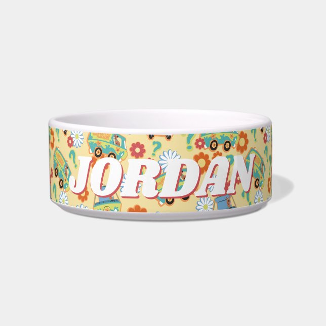 Tigela Padrão de Flor da Máquina Misteriosa Scooby-Doo (Frente)