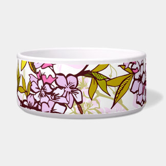 Tigela Padrão de Flor de Cerejeira