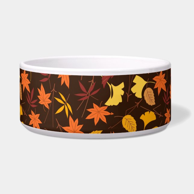 Tigela Padrão de Folhas de Maple-45947 (Frente)