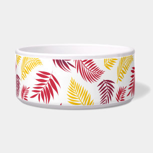 Tigela Padrão de Folhas Tropicais 20