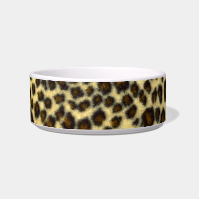 Tigela Padrão de Impressão de Leopardo (Frente)