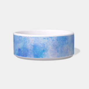 Tigela Padrão de lavagem de aquarela azul de ar