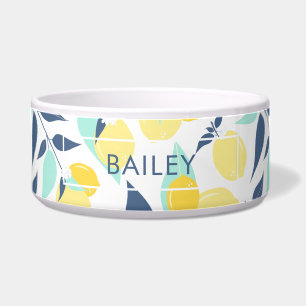 Tigela Padrão de limões amarelo e mineiro