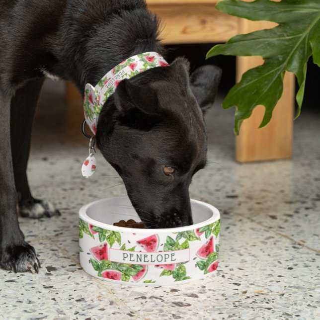 Tigela Padrão de Melancia Doce | Monograma Bowl (Criador carregado)