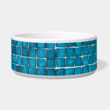 Padrão de mosaico azul
