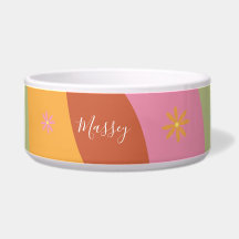 Padrão de Nome Floral Groovy   