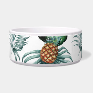 Tigela Padrão de Palmeira da Selva Tropical de Aquarela d