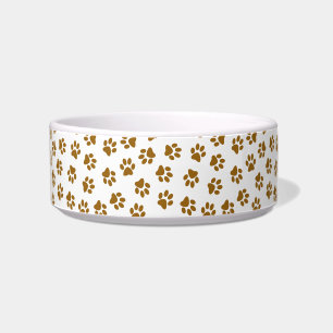 Tigela Padrão De Patas, Patas Cachorros, Patas Rosa