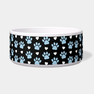 Tigela Padrão De Patas, Patas De Cachorro, Patas Azuis, C