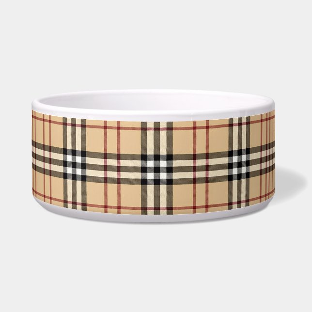 Tigela Padrão de Tartan escocês (Frente)
