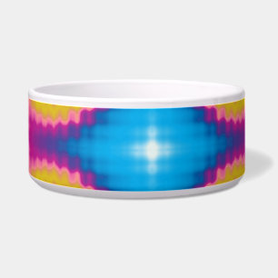 Tigela Padrão de tingimento de coloração retro-esmeril