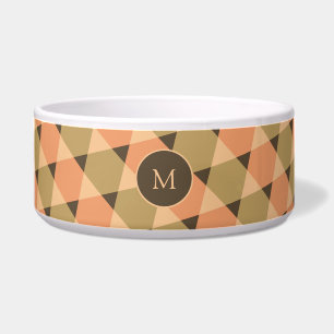 Tigela Padrão de triângulos