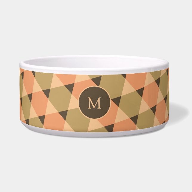 Tigela Padrão de triângulos (Frente)