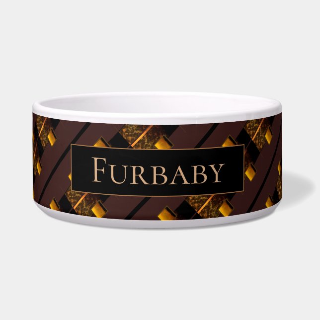 Tigela Padrão Dourado (Frente)