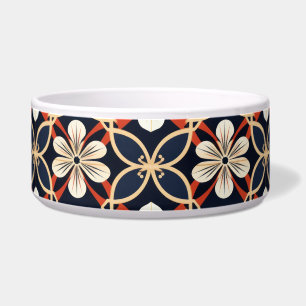 Tigela Padrão Floral Japonês