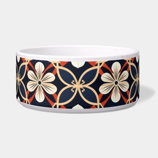 Tigela Padrão Floral Japonês (Frente)