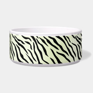 Tigela Padrão Moderno de Tigre Branco Selvagem