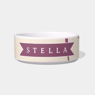 Tigela Padrão Personalizado de Cereja Doce Fofo Retro Fem
