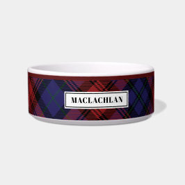 Tigela Padrão personalizado de Xadrez do Tartan Clan MacL