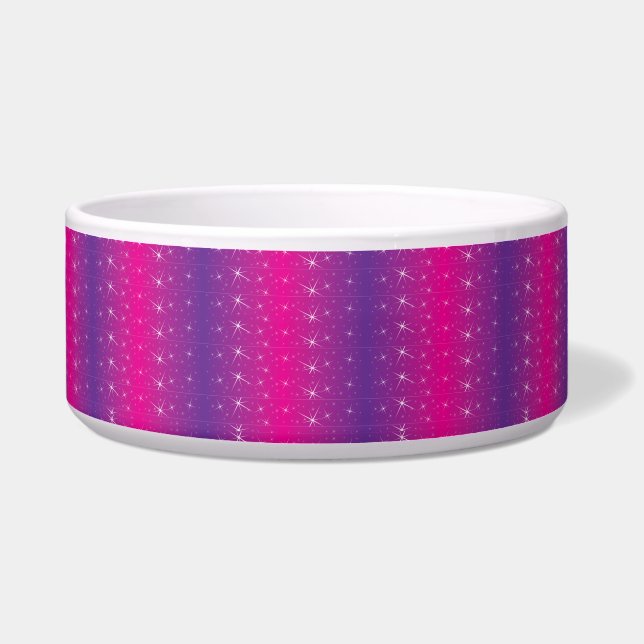 Tigela Padrão Rosa Estrela (Frente)