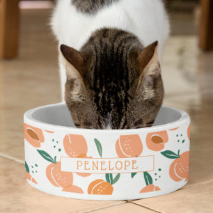 Tigela Padrões de Pêssego de Verão Doce  Monograma