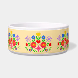 Tigela Padrões folclóricos