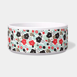 Tigela Padrões japoneses fofos de design