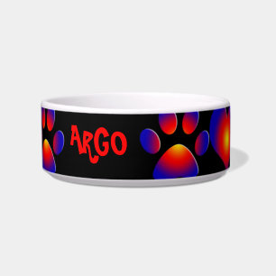 Tigela PÁGINAS E CORAÇÕES COLORIDAS, preto