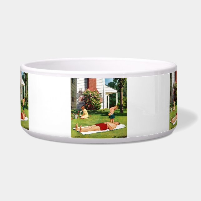 Tigela Pai molhando (Frente)