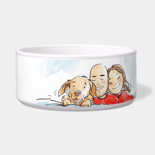 Tigela Pais de Cães (Esquerda)