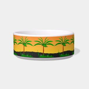 Tigela Palm Tree Pet Bowl