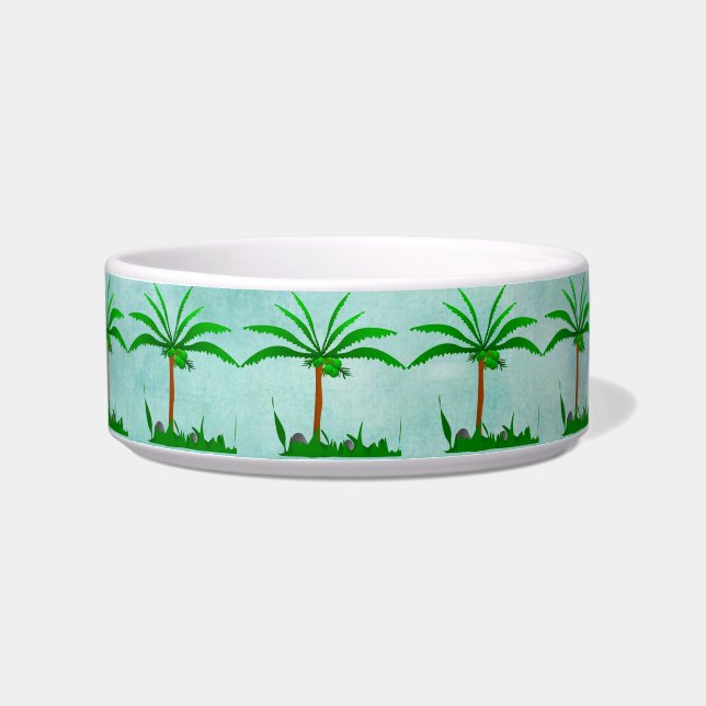 Tigela Palm Tree Pet Bowl (Esquerda)
