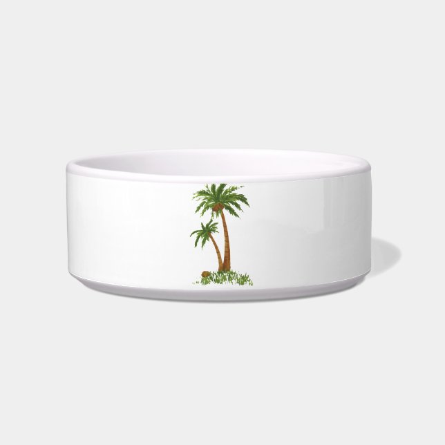 Tigela Palm Tree Pet Bowls (2 tamanhos) (Frente)
