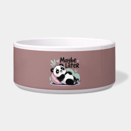 Tigela Panda Preguiçoso Fofo – “Talvez Mais Tarde” Panda 