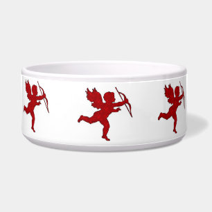 Tigela para Cachorro Cupido Vermelho