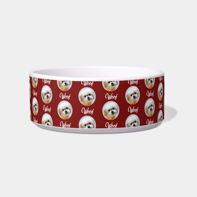 Tigela para Cachorro Malshi Marrom (Frente)