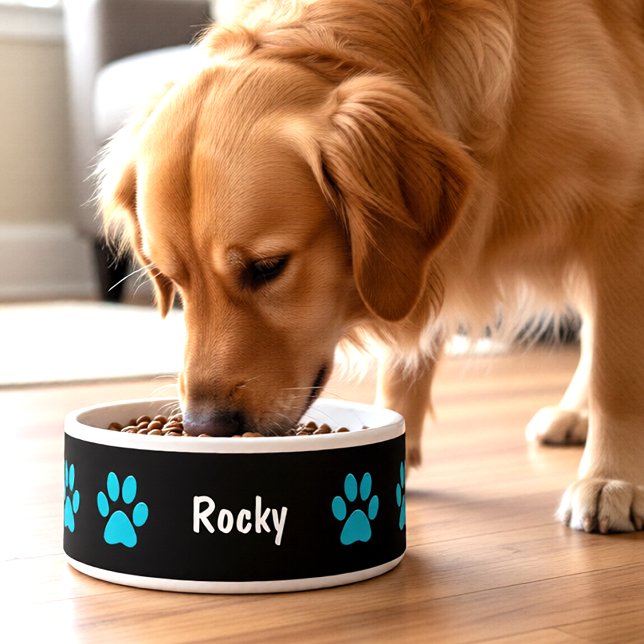 Tigela para Cão Grande Impressões de Pata (Criador carregado)