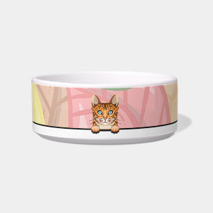 Tigela para gato bengalês