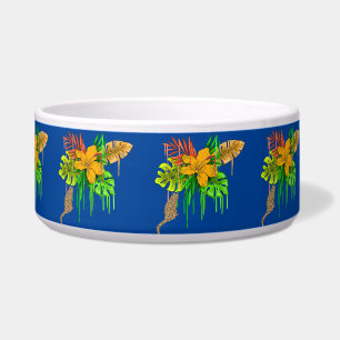 Tigela para gato da selva