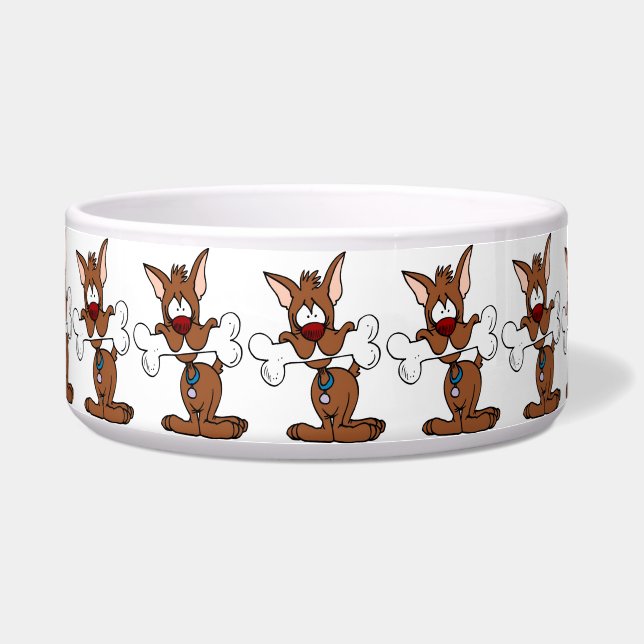 Tigela para Pet/Cachorro com Osso (Frente)
