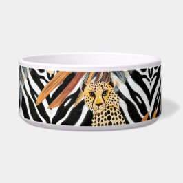 Tigela para Pet Cheetah Selvagem