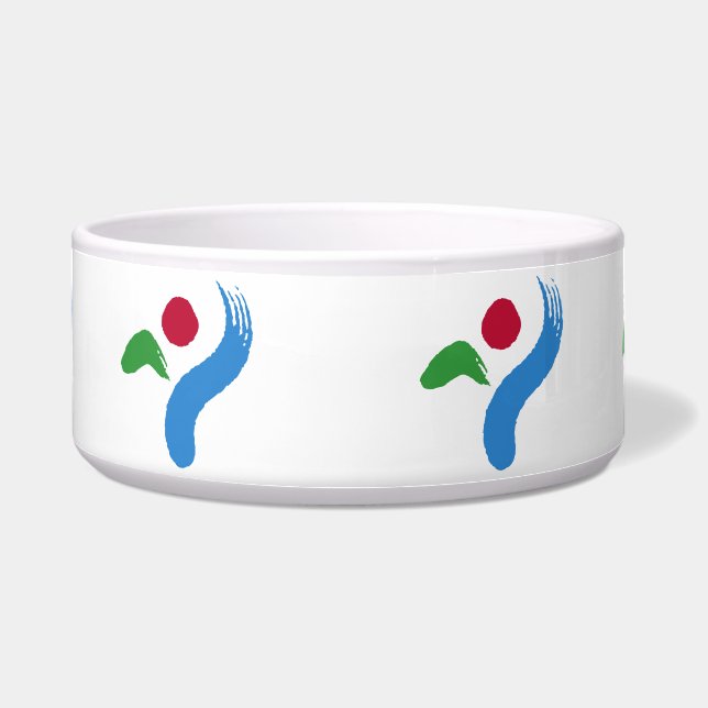 Tigela para Pet com Bandeira de Seul (Frente)