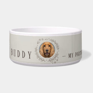 Tigela para Pet com Foto Personalizada do Cachorro