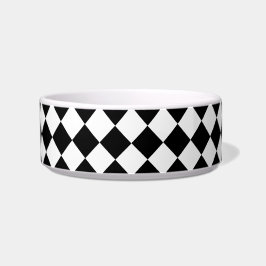 Tigela para Pet com Padrão de Chevron Elegante par