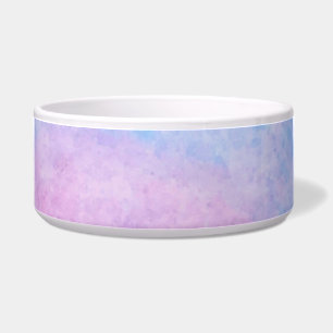 Tigela para Pet com Textura de Aquarela Elegante R