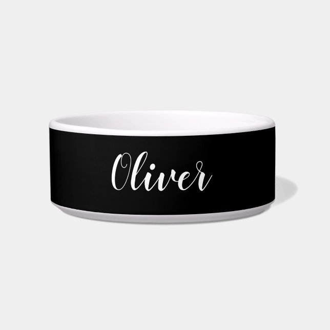 Tigela para Pet DIY | Nome, Cor, Texto Personaliza (Frente)